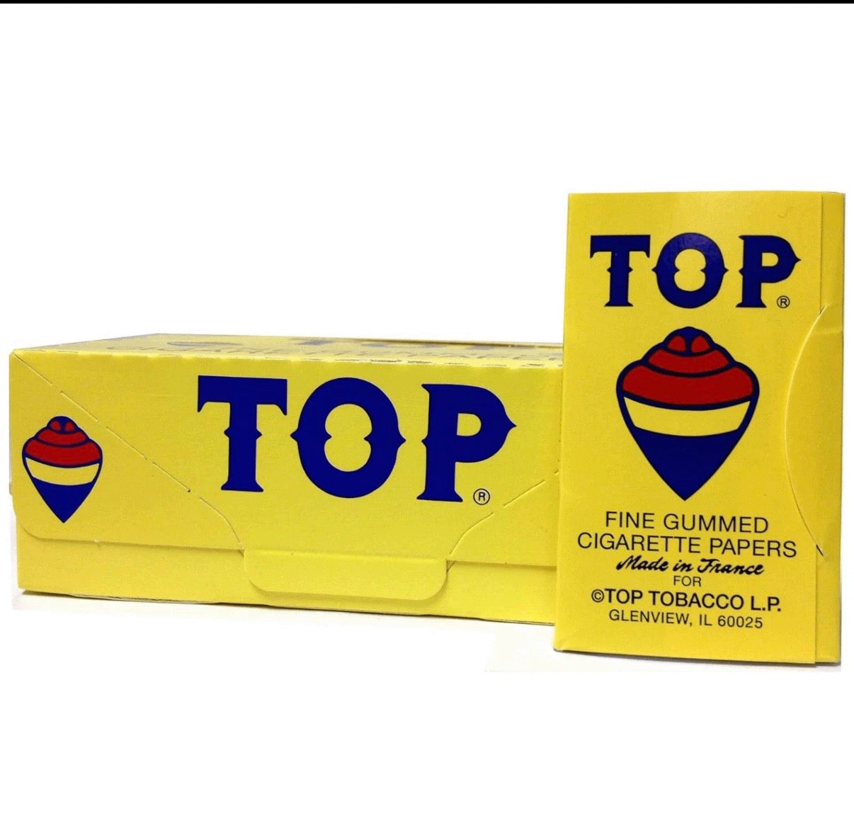 Top Rolling Papers Fine Gummed Cigarette Papers (Full Display Box - 24 Booklets)