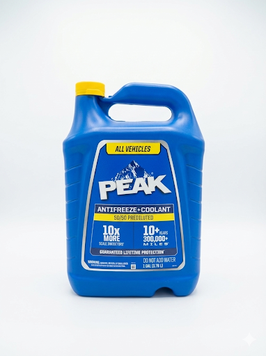 Peak All Vehicles Antifreeze + Coolant (50/50 Prediluted)