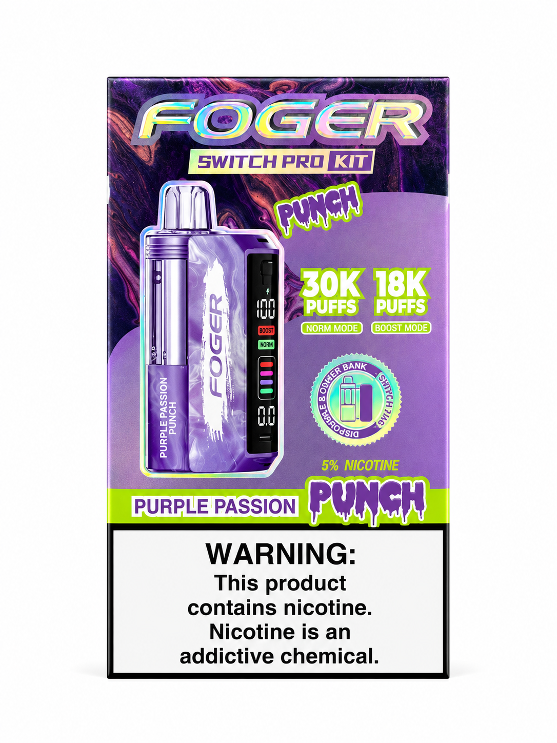 Foger Switch Pod 30K Purple Passion Punch