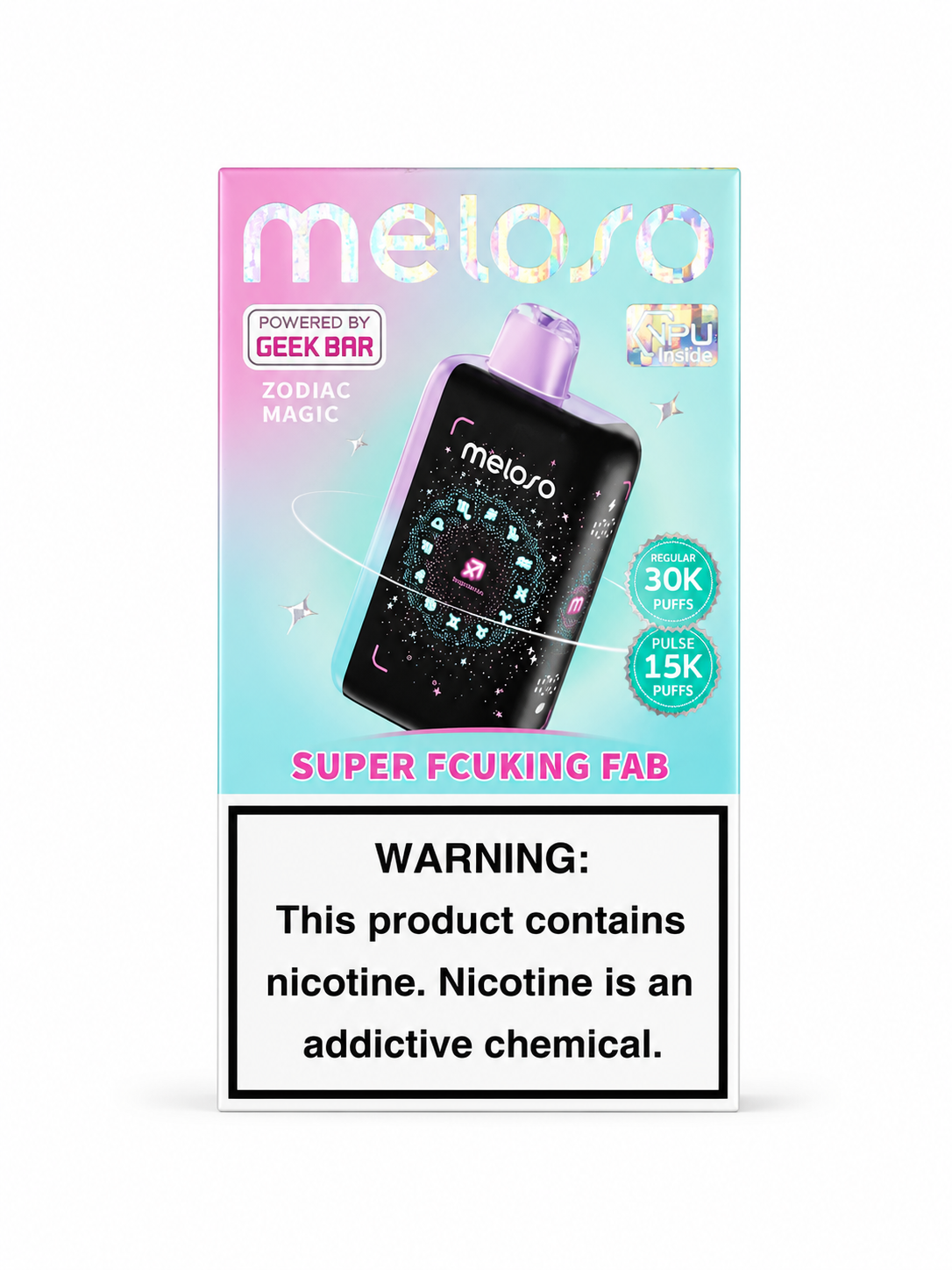 Meloso 30K By Geek Bar Super Fcuking Fab