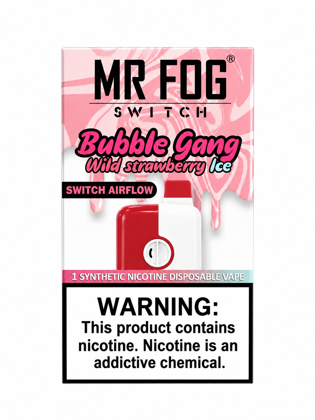 Mr Fog 5500 Babble Gang Wild Strawberry Ice