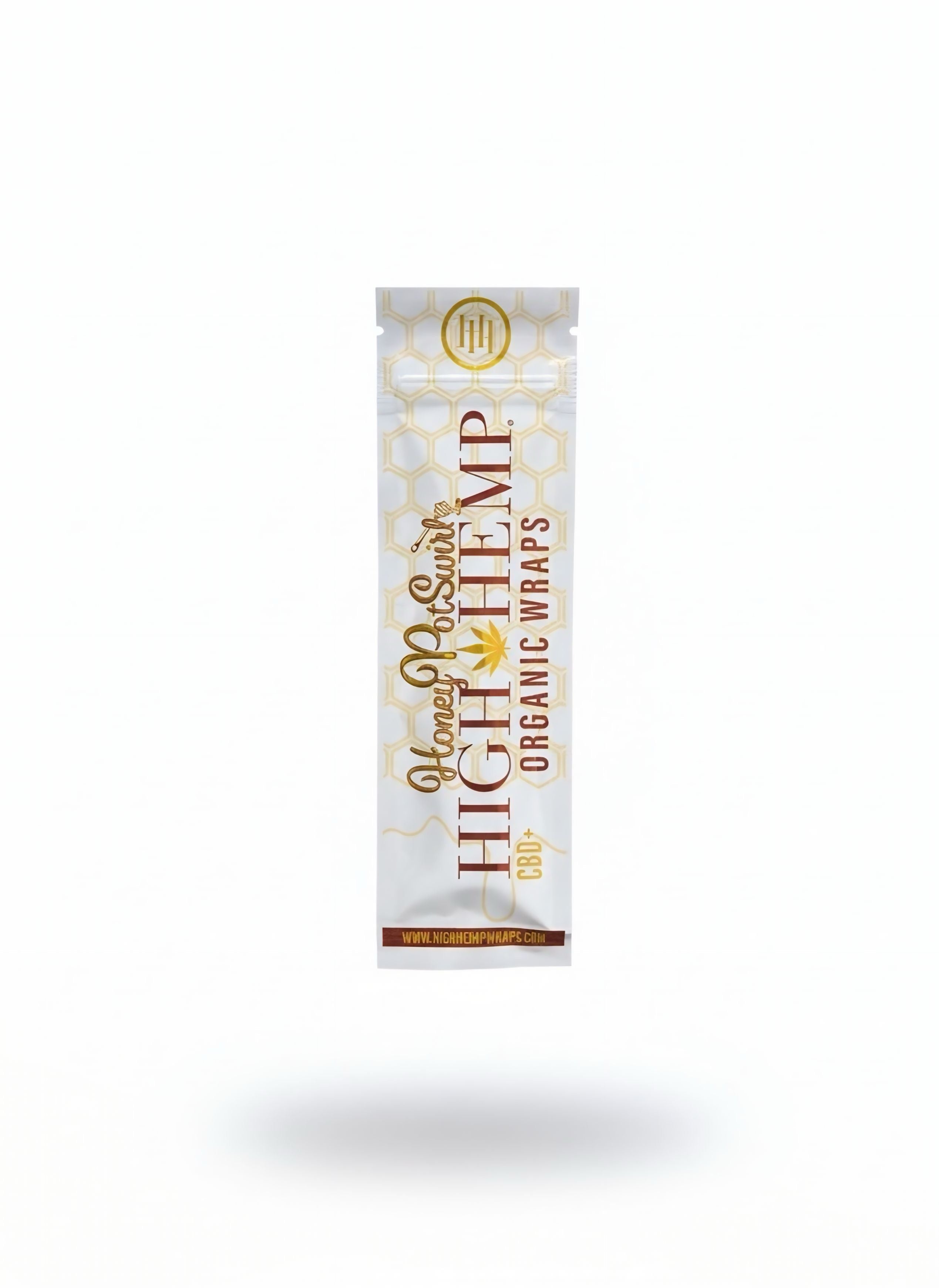 High Hemp Wrap Honey 2PK