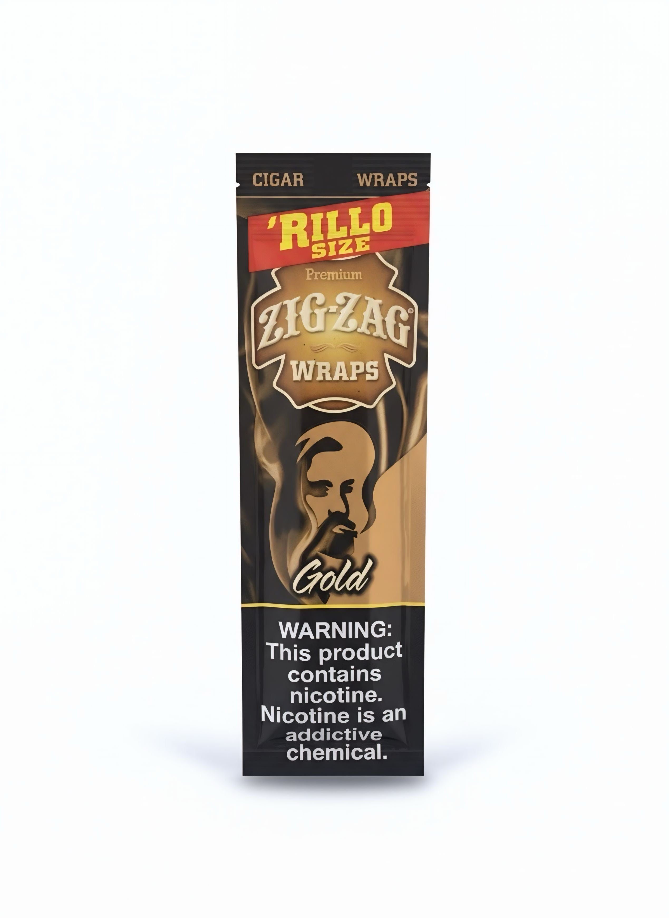 Zig Zag Wrap Gold Rillo Size 4PK
