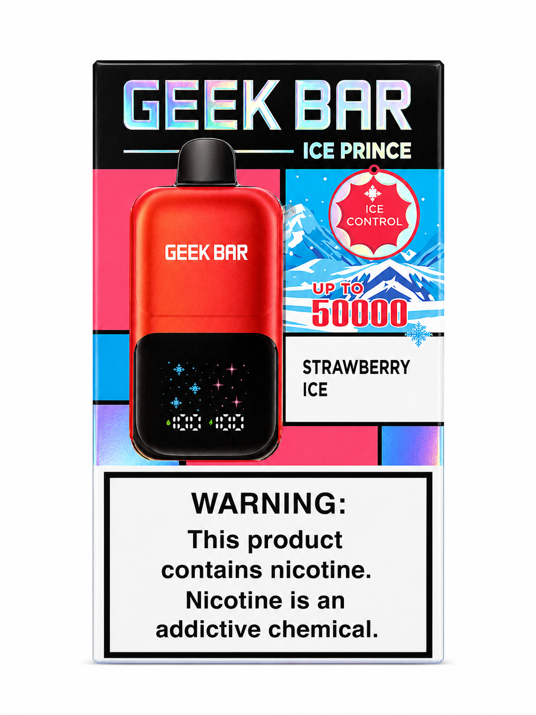 Geek Bar Ice Prince 50K Strawberry Ice