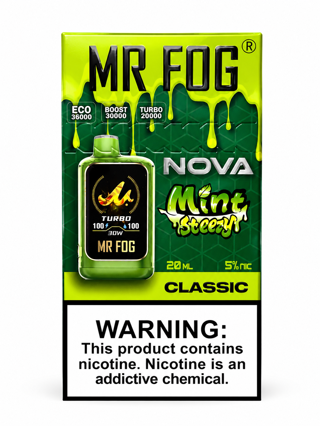 Mr Fog Nova 36K Mint Steezy Classic