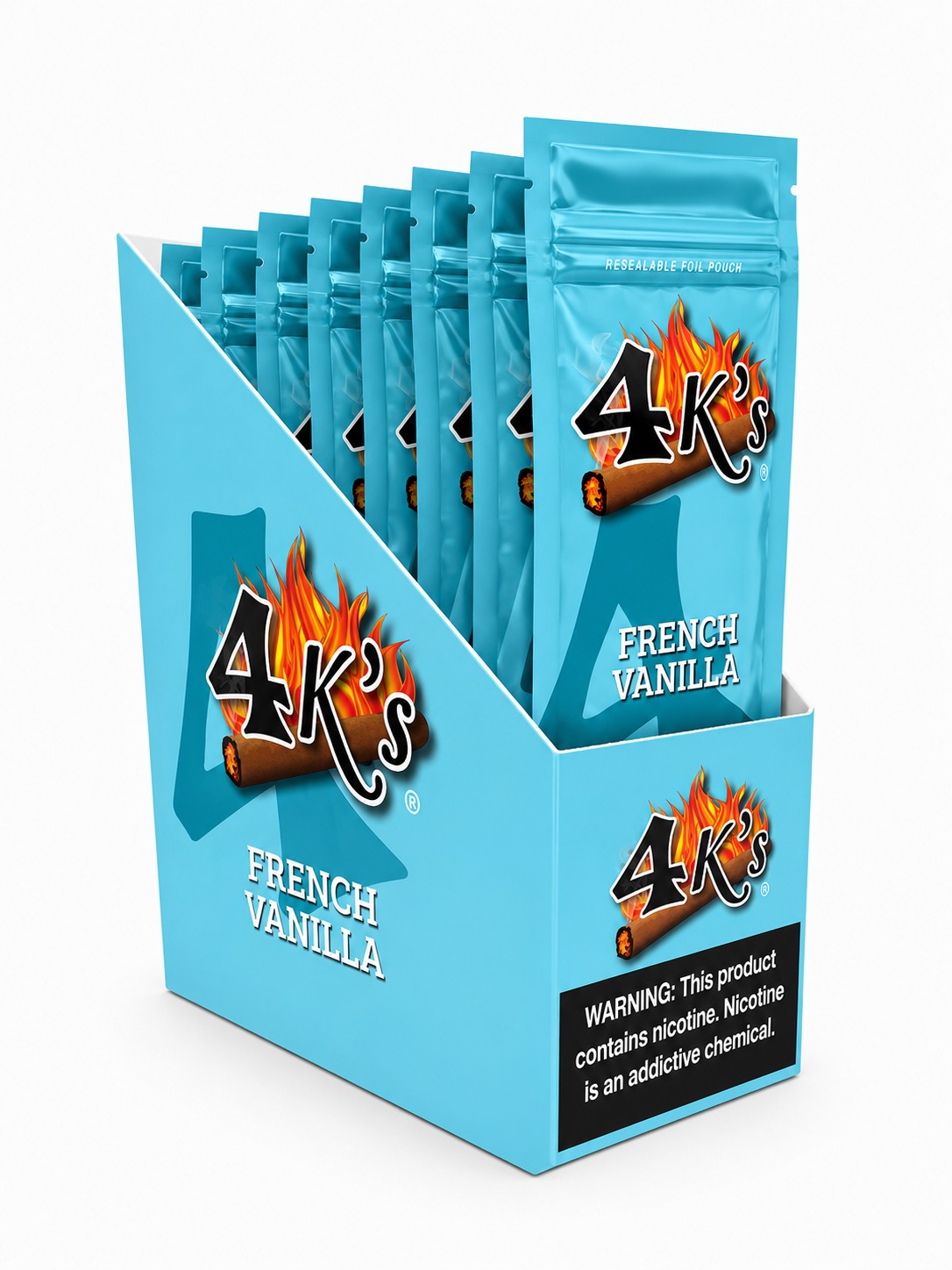 4K’s Cigar French Vanilla 4PK Box of 15 Pack