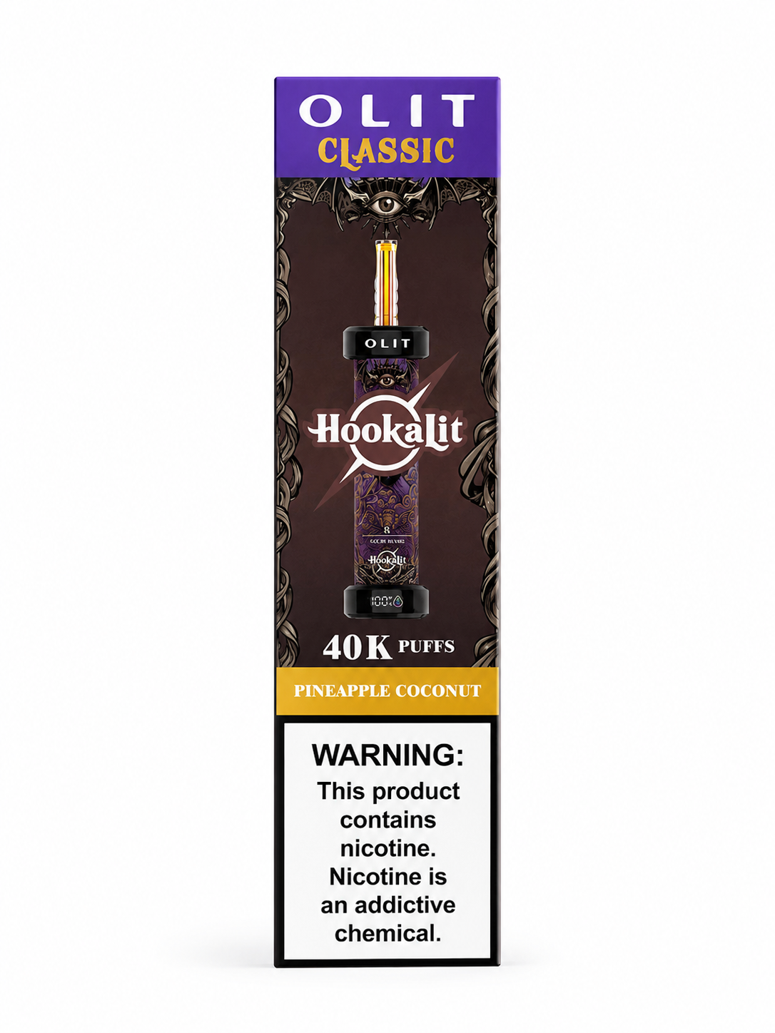 Olit Hookah Lit 40K Pineapple Coconut