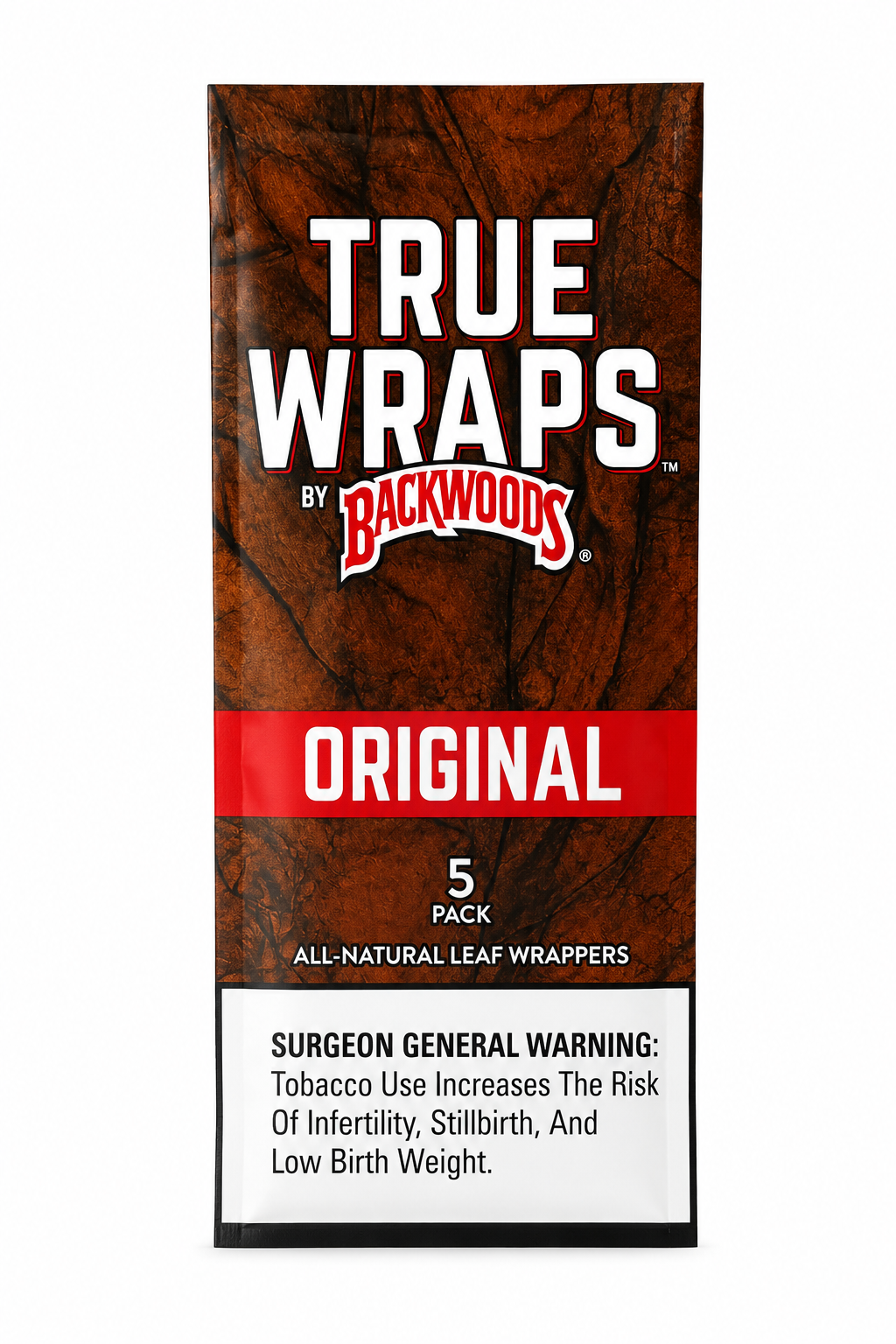 Backwoods True Wraps Original 5pk