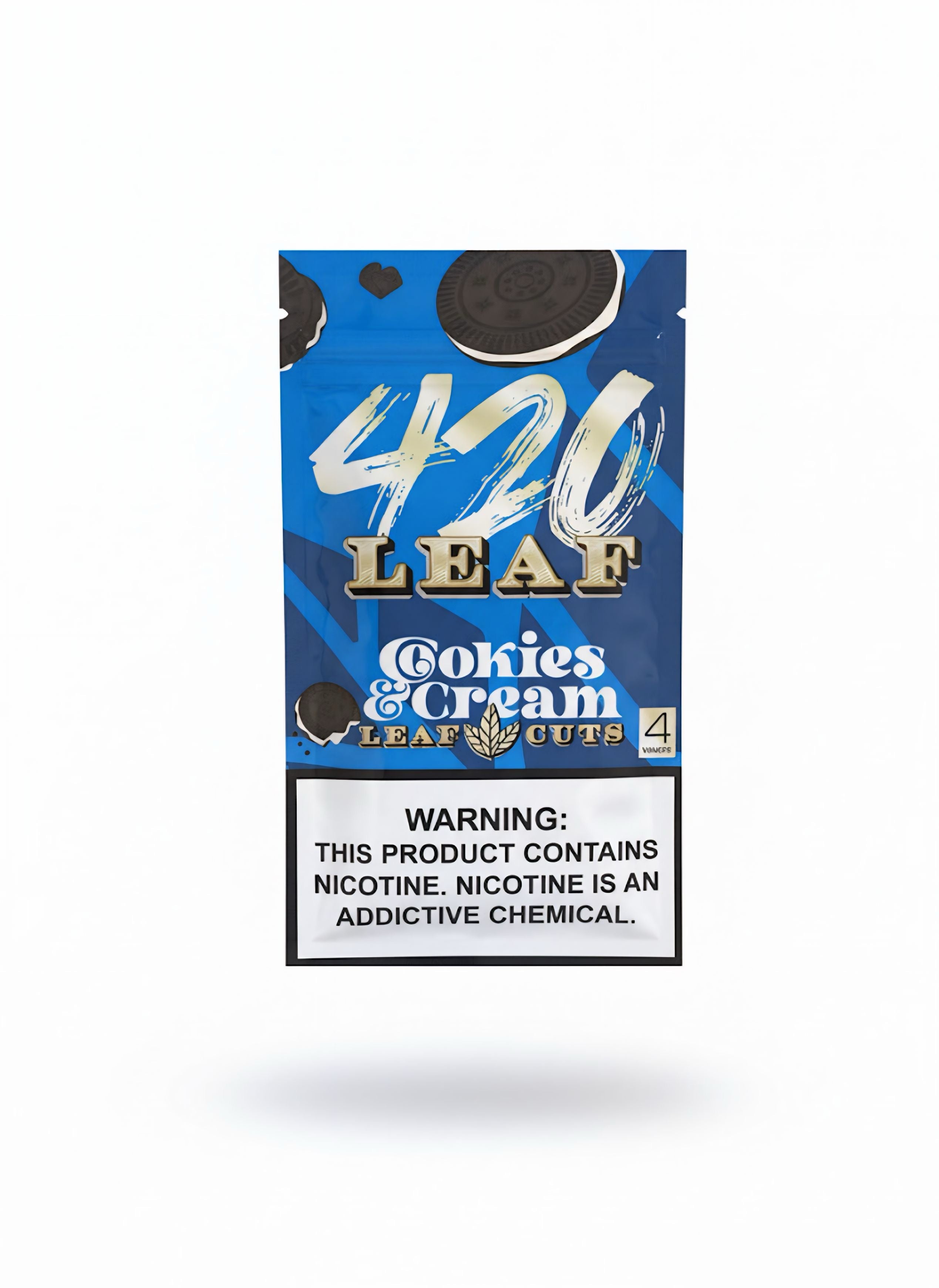 420 Leaf Cookies & Cream 4PK
