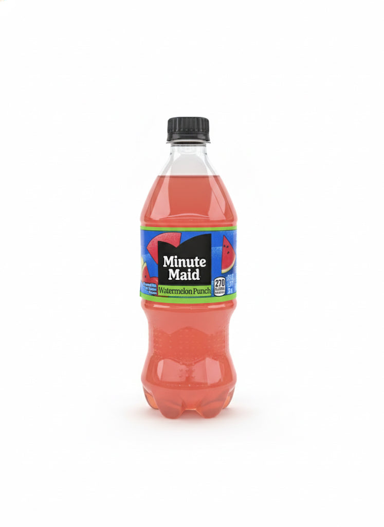 Minute Maid Watermelon Punch Juice Drink Bottles, 20 fl oz