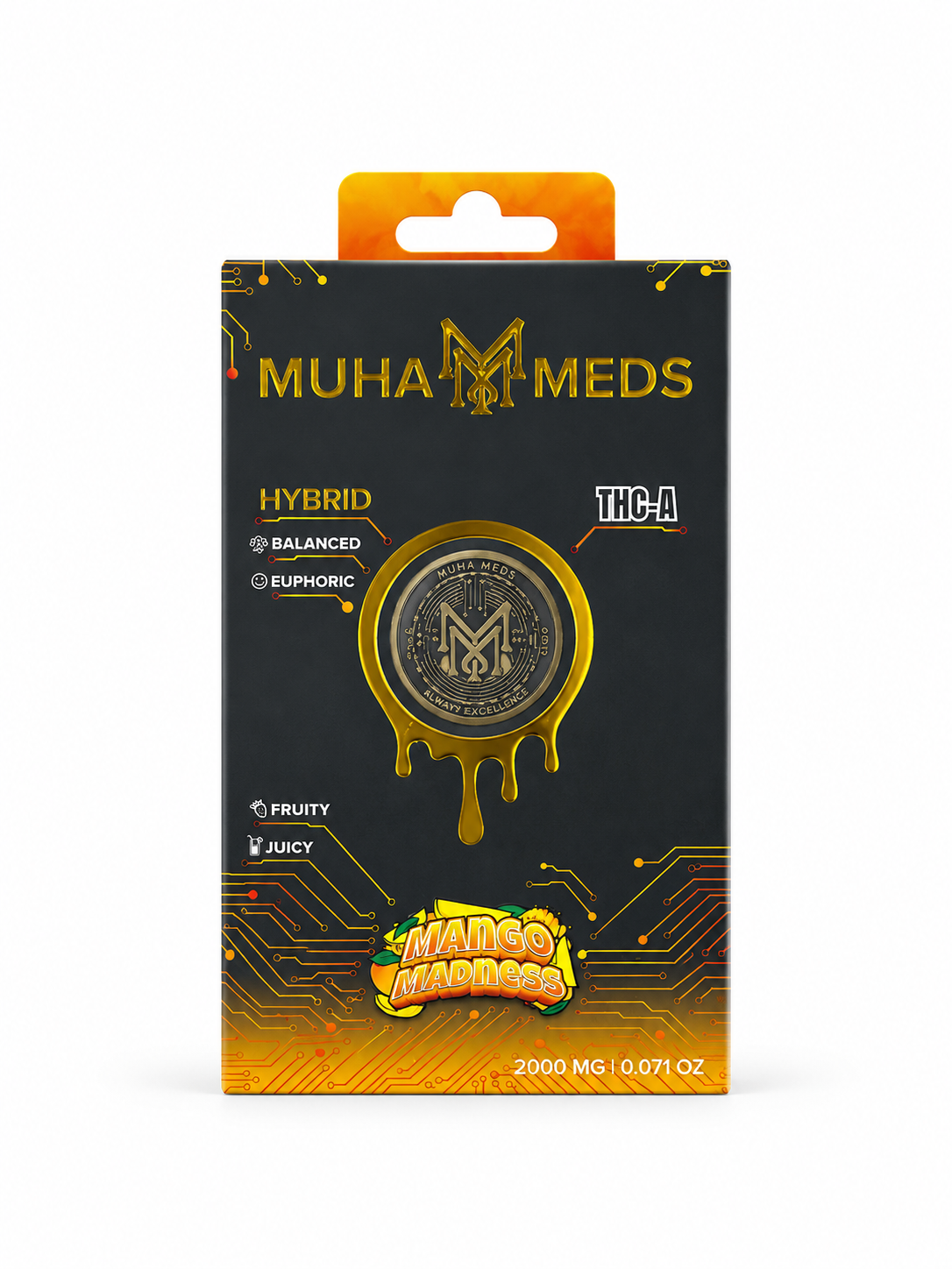 Muha Meds Mango Madness Hybrid 2G Cartridge