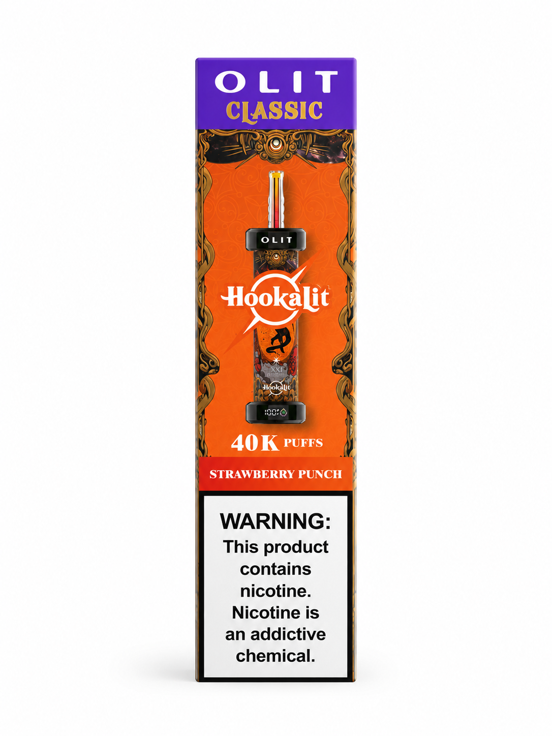 Olit Hookah Lit 40K Strawberry Punch