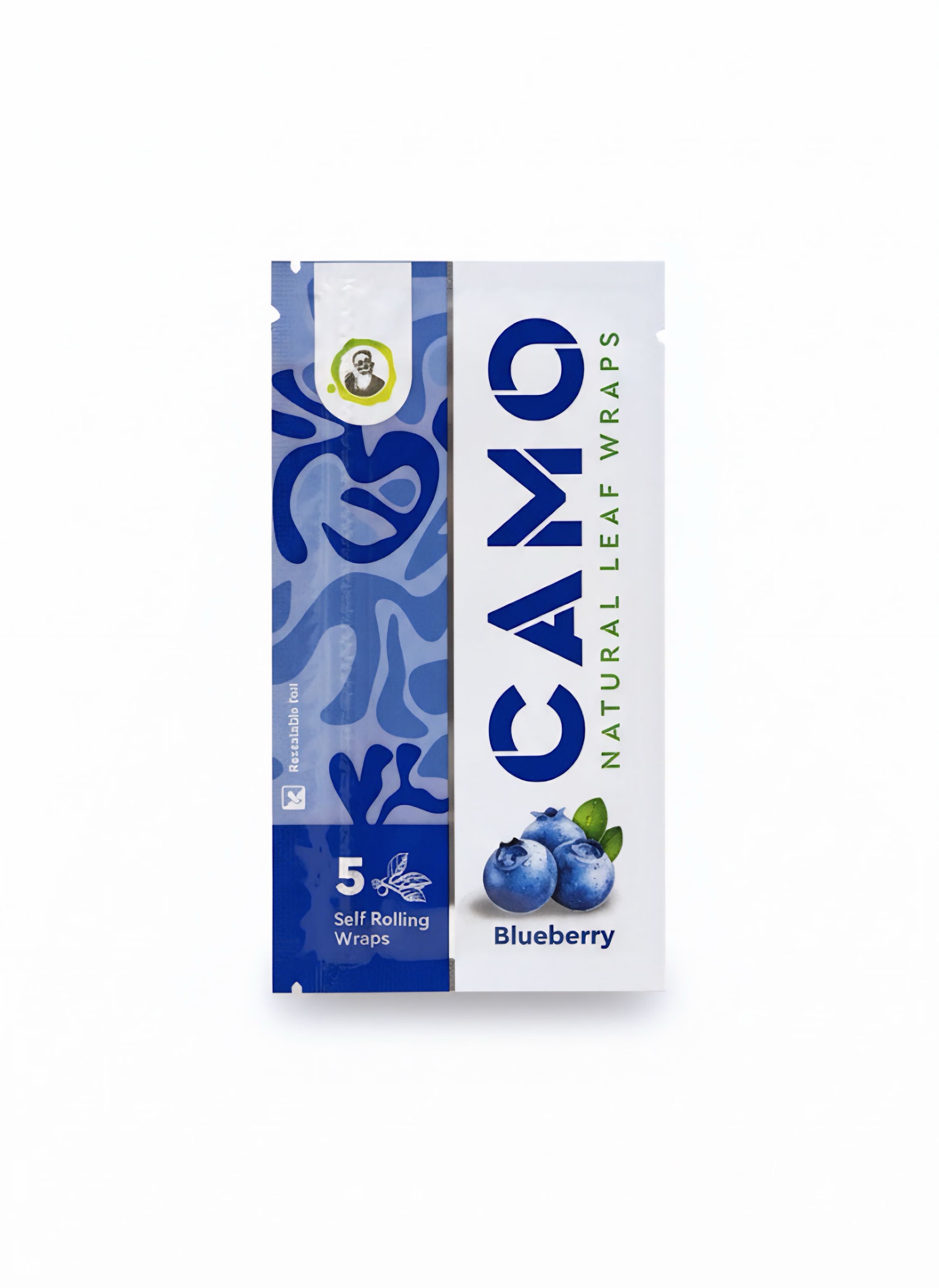 Camo Leaf Wrap Blueberry 5PK