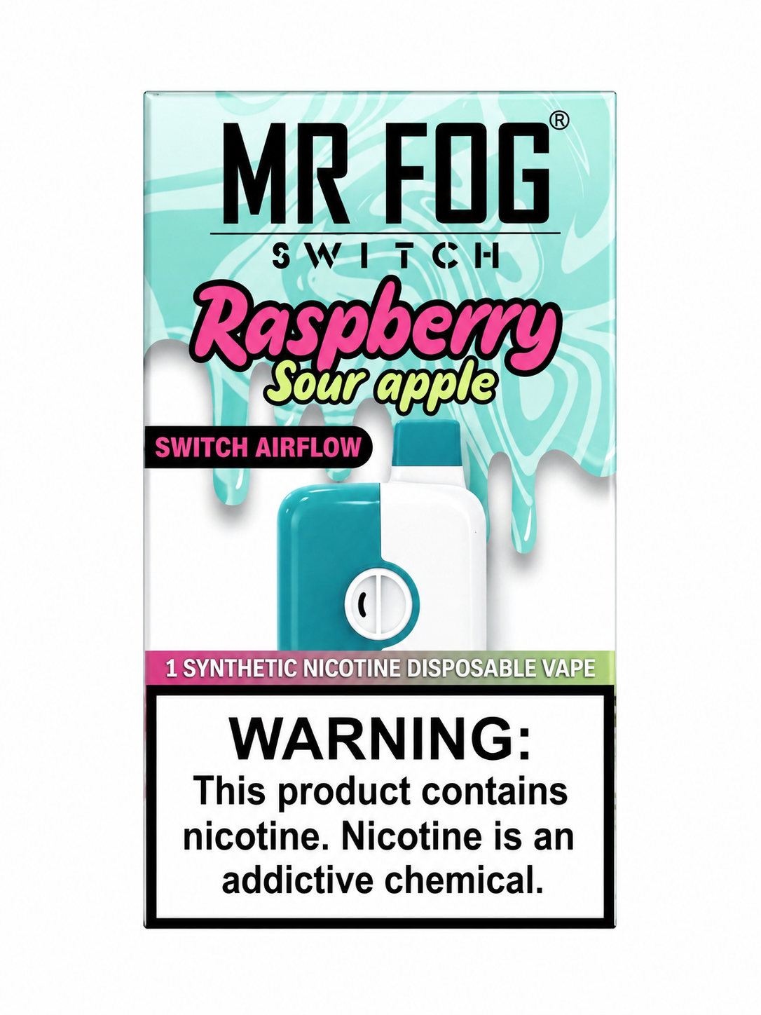 Mr Fog 5500 Raspberry Sour Apple