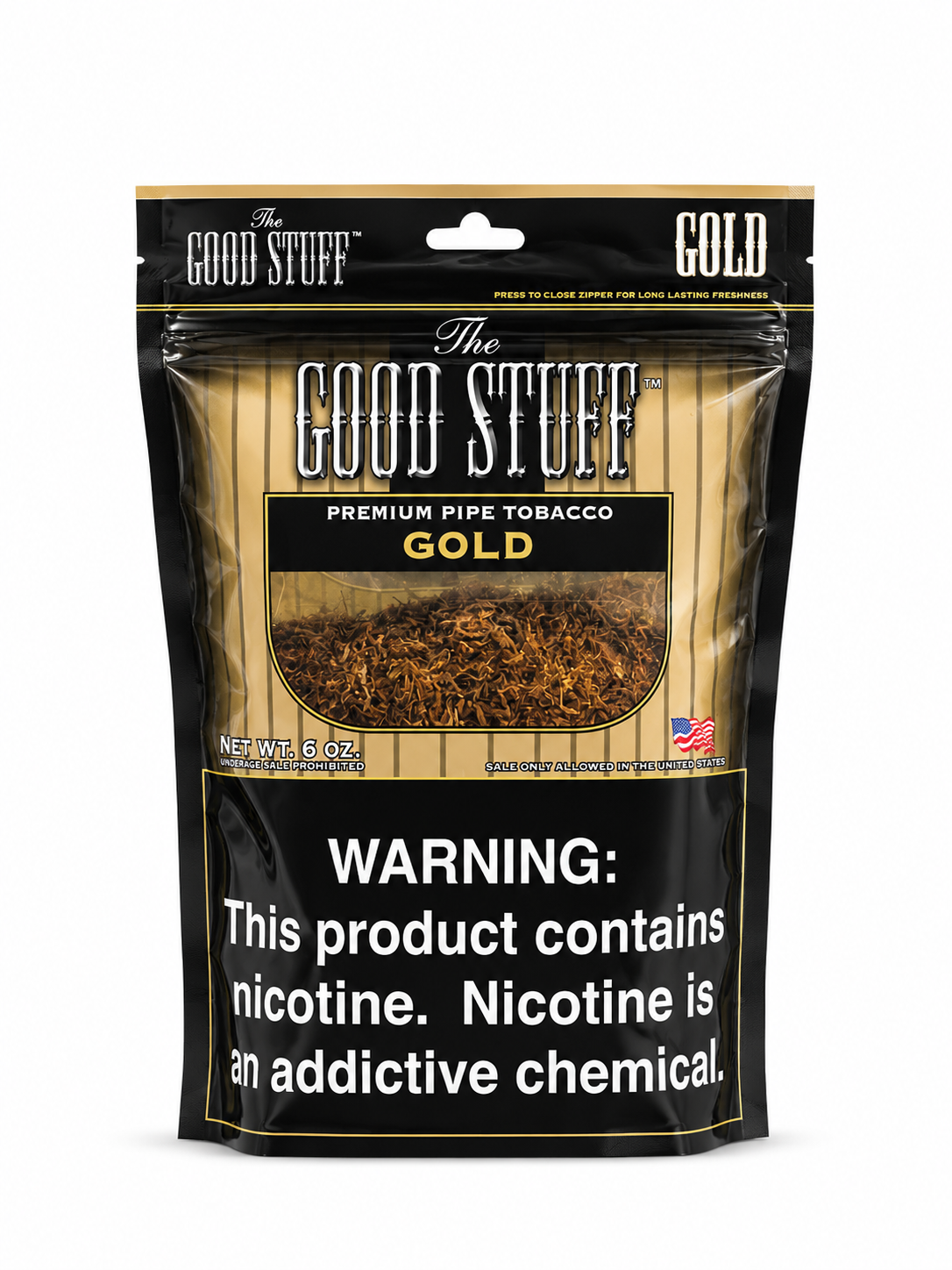 Good Stuff Gold Pipe Tobacco 6 oz. Bag