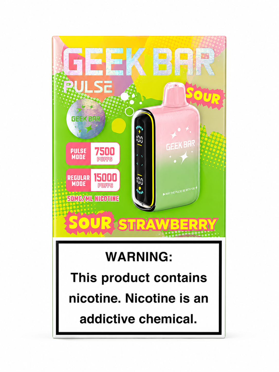 Geek Bar 15k Sour Strawberry