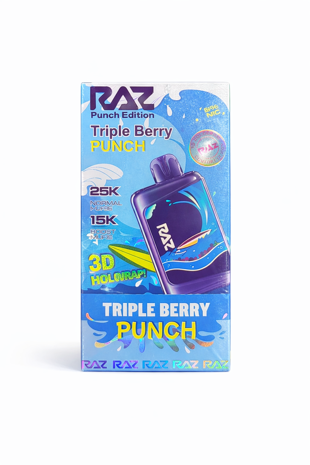 Raz 25K Triple Berry Punch