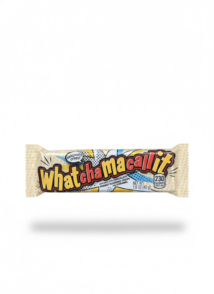 Whatchamacallit Chocolate, Caramel and Peanut Flavored Crisps Candy, Bar 2.6 oz