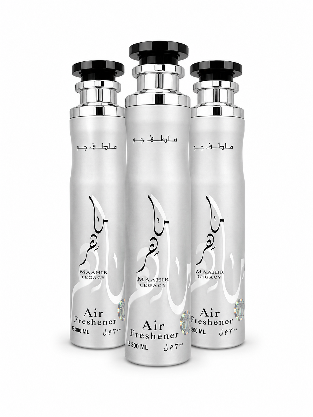 Lattafa Maahir Legacy - Aromatic, Citrus, Woody, Fougere - Air Freshener, 10.1 Oz 300 ml