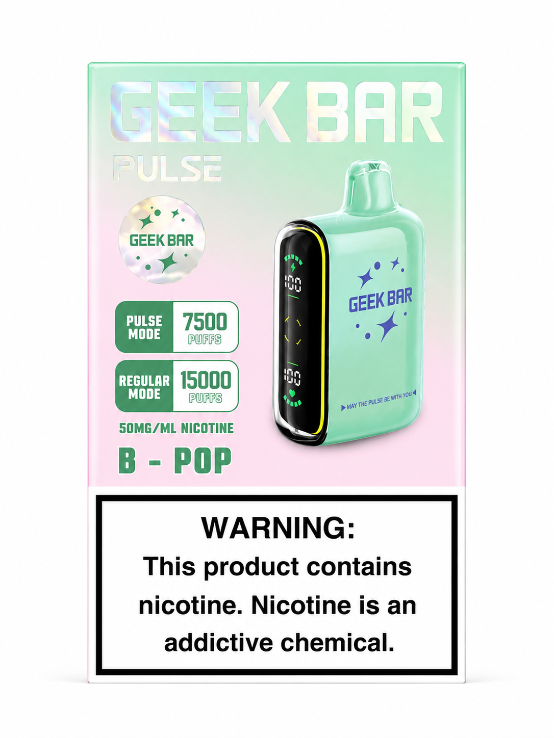Geek Bar 15k B - Pop