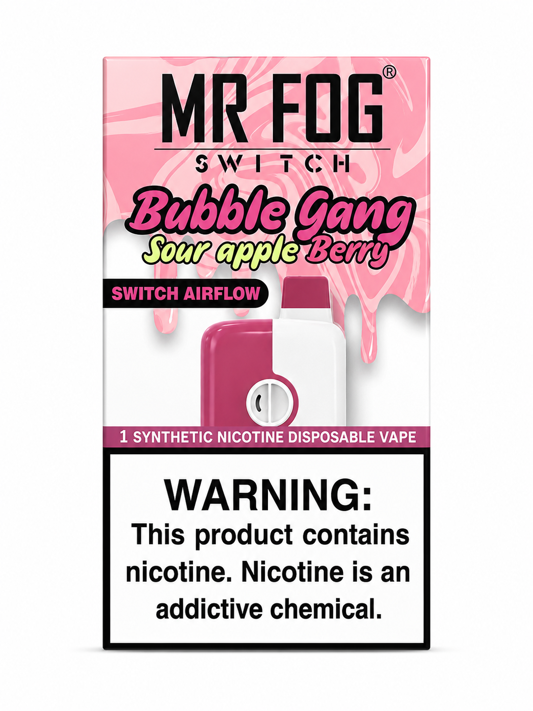 Mr Fog 5500 Bubble Gang Sour Apple Berry