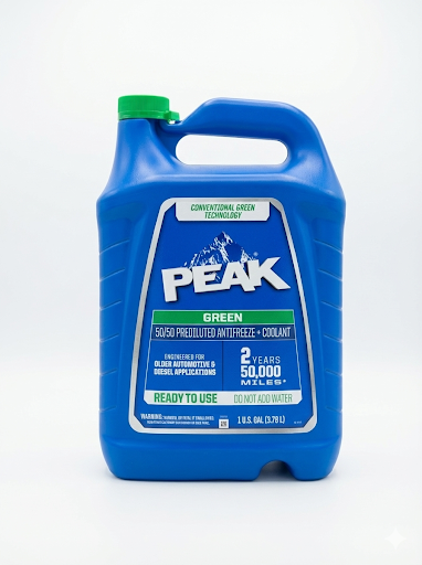 Peak Green Antifreeze + Coolant (50/50 Prediluted)