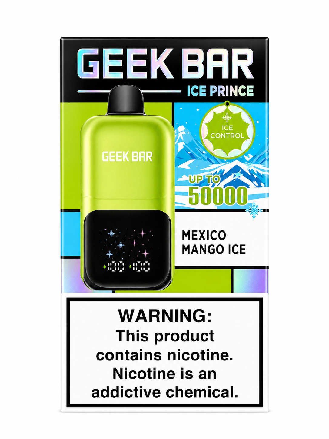 Geek Bar Ice Prince 50K Mexico Mango Ice