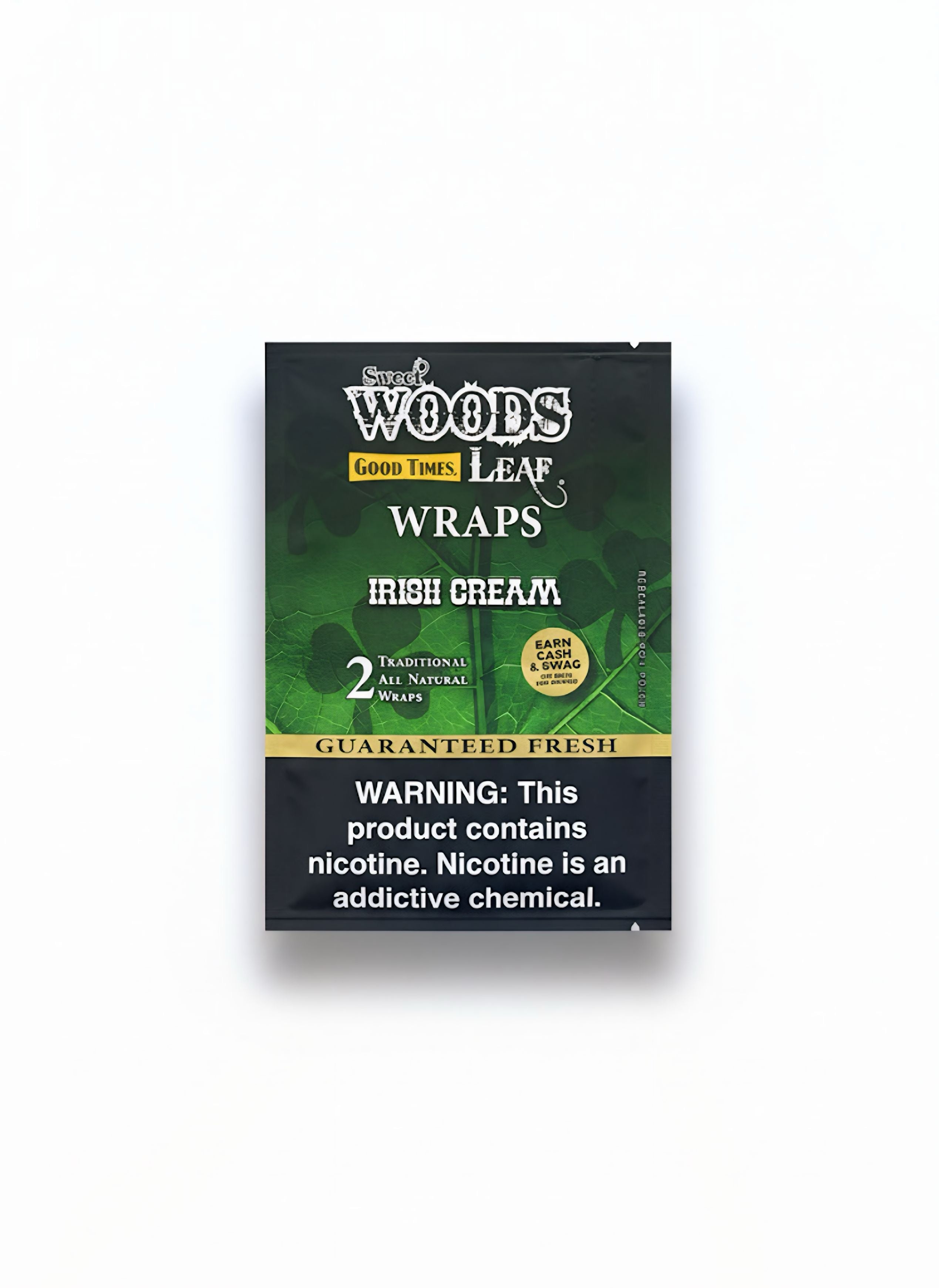 Good Time Leaf Wrap Irish Cream 2pk