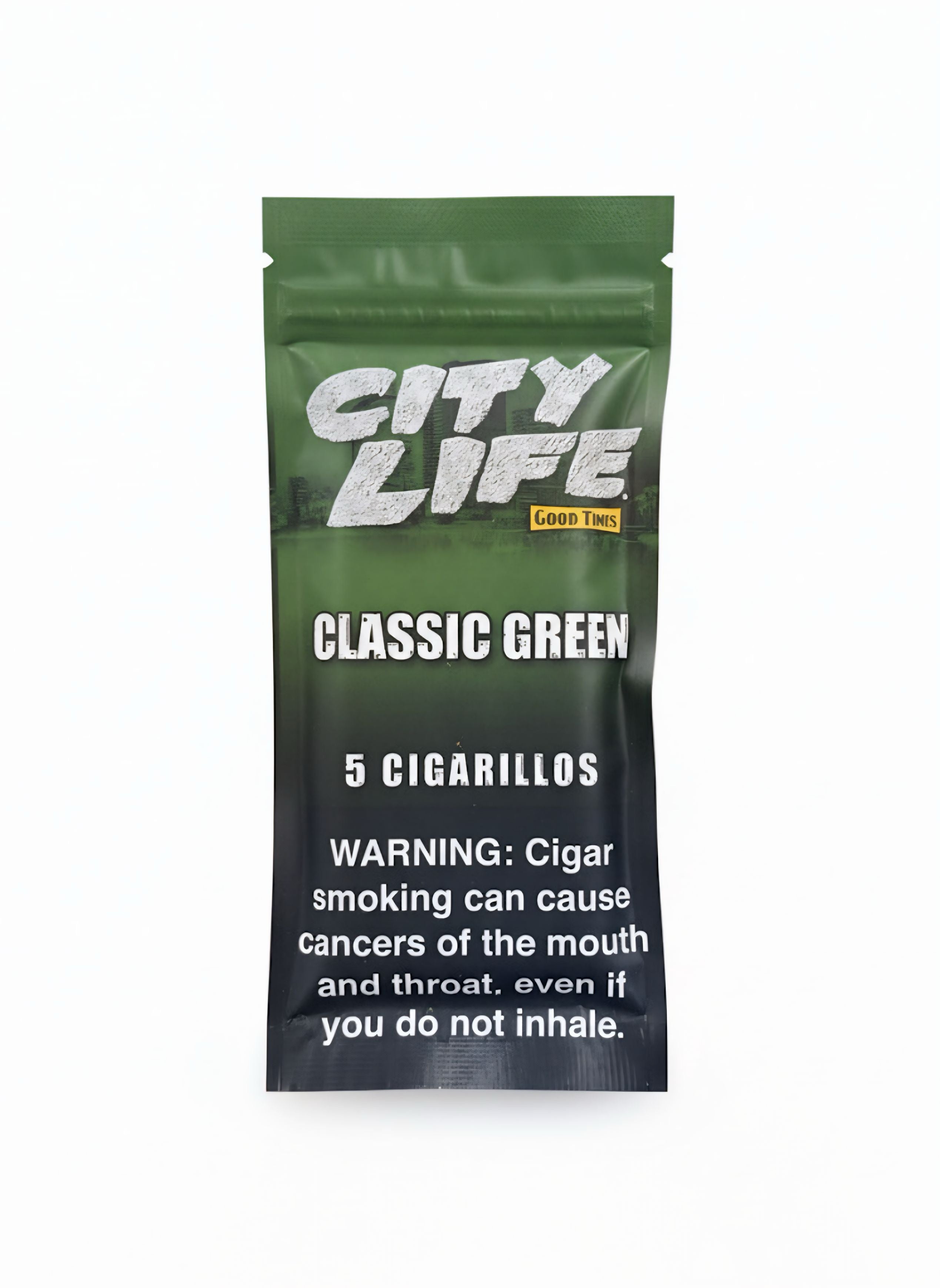 City Life Cigar Classic Green 5PK