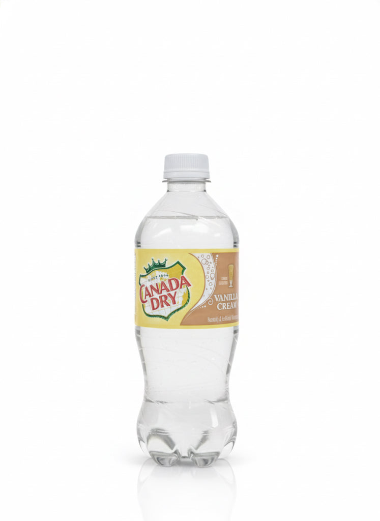 Canada Dry Vanilla Cream Sparkling Seltzer Water, 20 fl oz