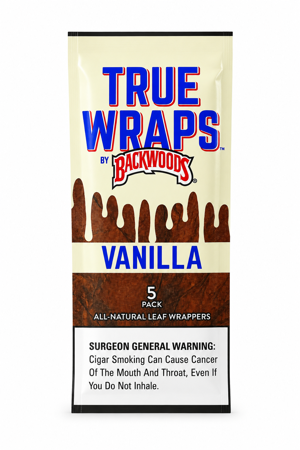 Backwoods True Wraps Vanilla 5pk