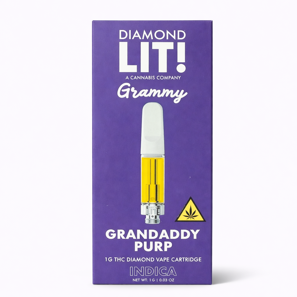 Lit! Grammy Thc-A Cartridge - 1G Grandaddy Purp Indica