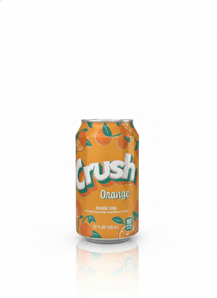 Crush Orange Soda Pop, 12 fl oz