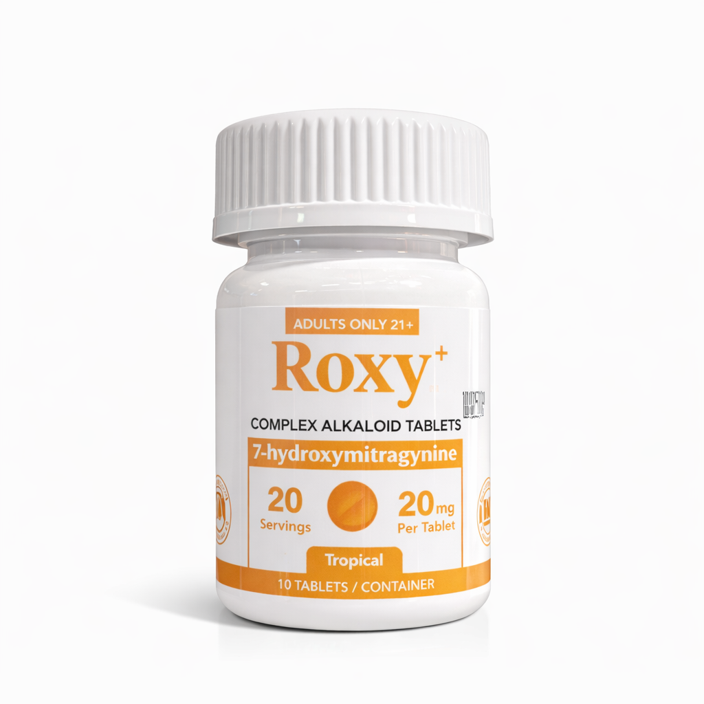 Roxy Complex Alkaloid 7-hydroxymitragynine 20mg Tropical 10 Tablets