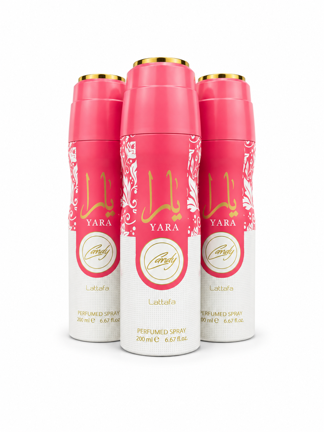 Lattafa Yara Candy Perfumed Body Spray 6.7 Oz (200 ml)