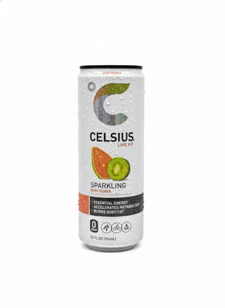 CELSIUS Sparkling Kiwi Guava, Functional Energy Drink 12 fl oz