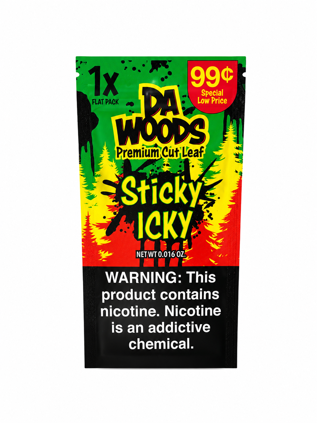 Da Woods Premium Cut Leaf Sticky Icky 1pk
