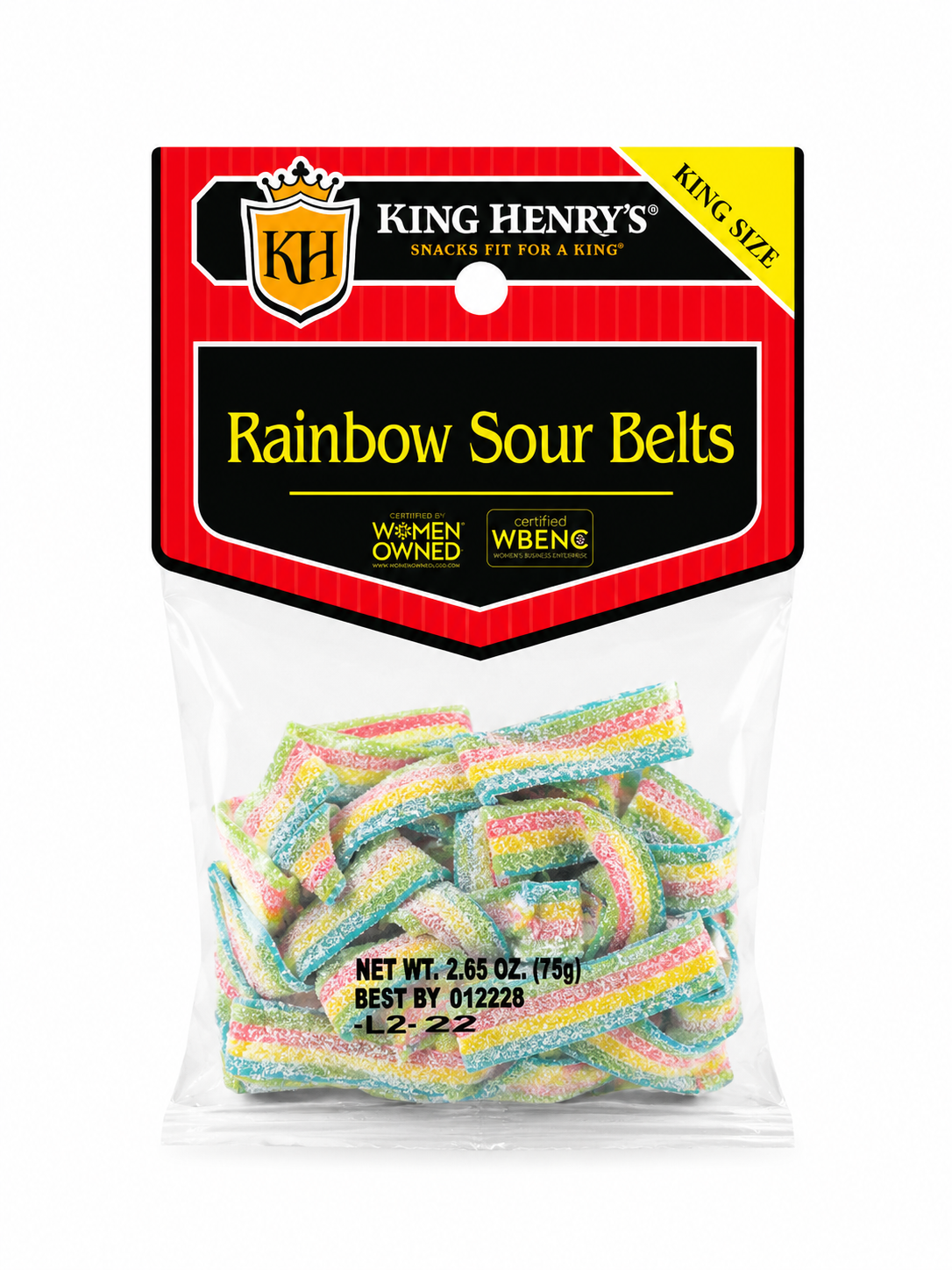 King Henry’s Rainbow Sour Belts