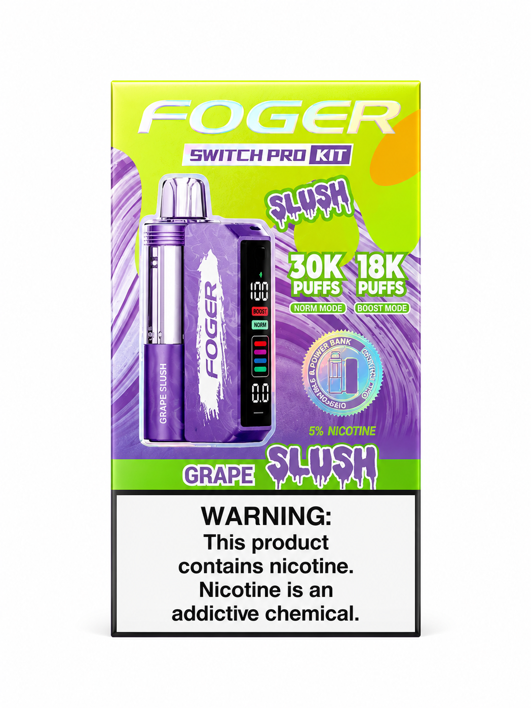 Foger Switch Pod 30K  Grape Slush