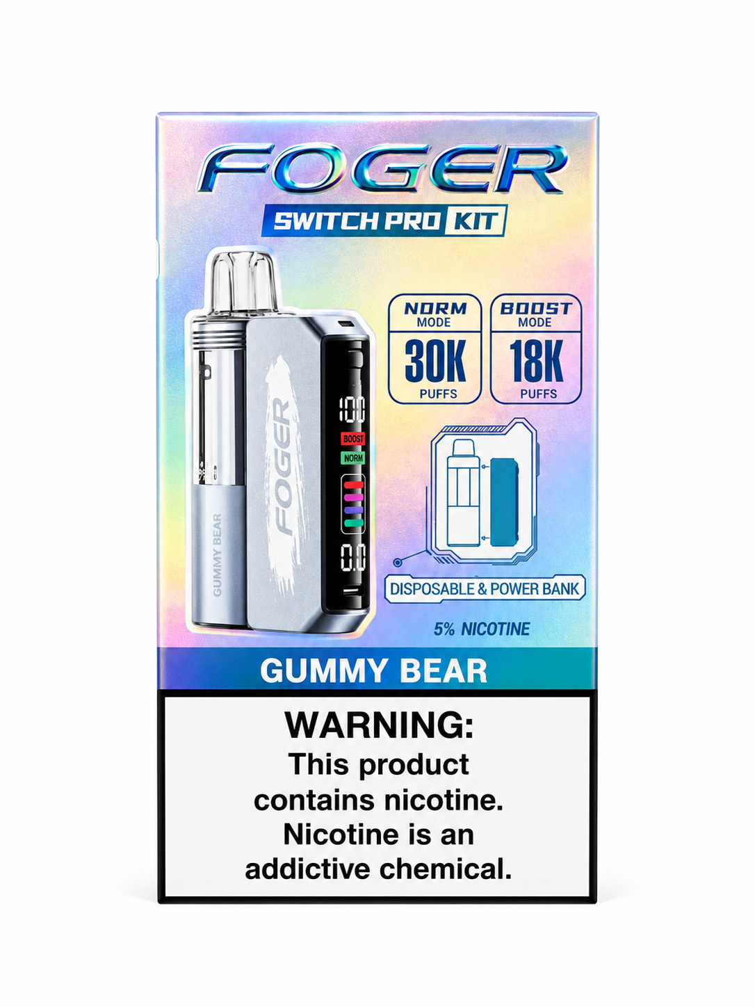 Foger Switch Pod 30K  Gummy Bear