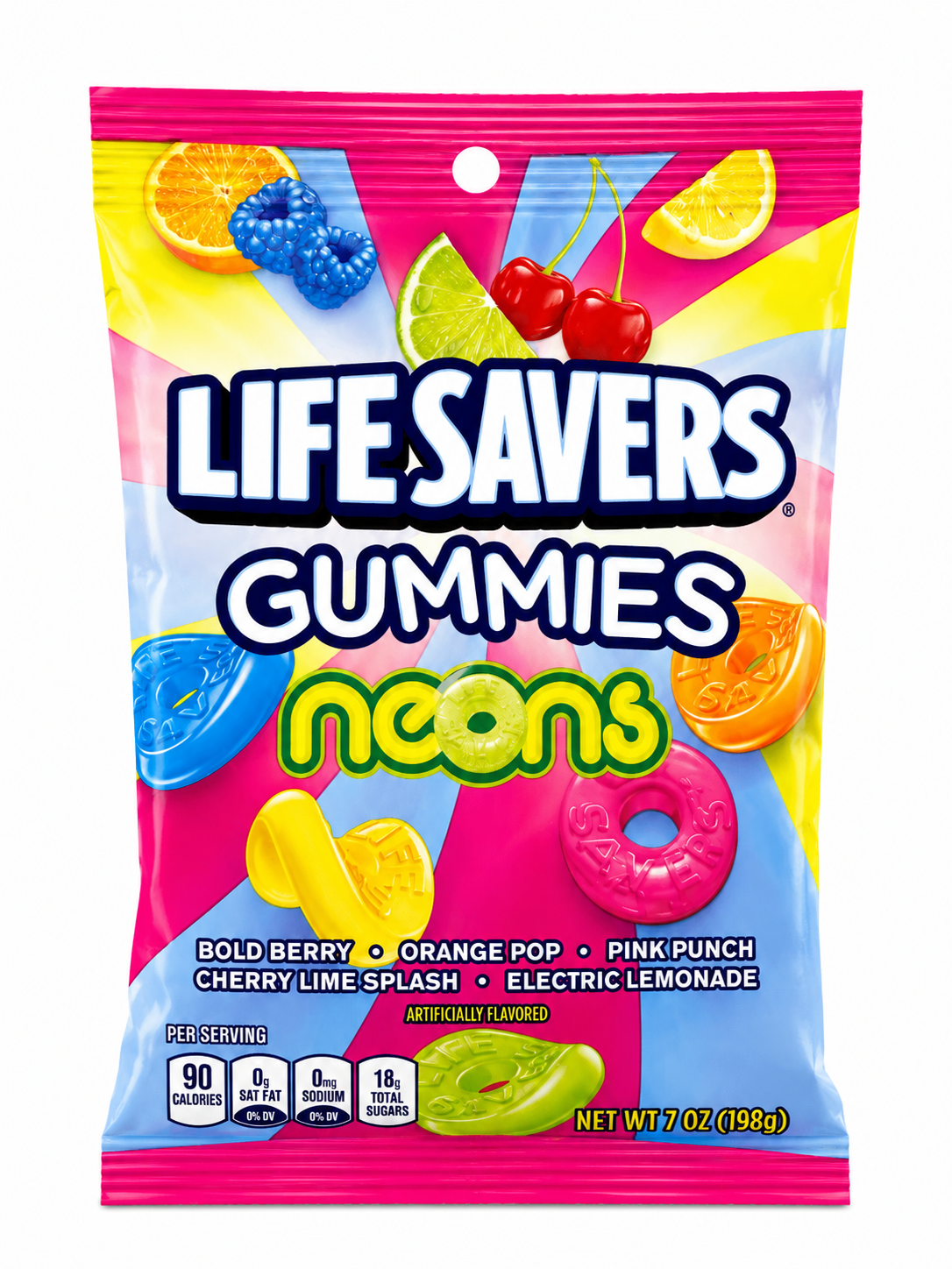 Life Savers Neons Gummy Candy 7oz
