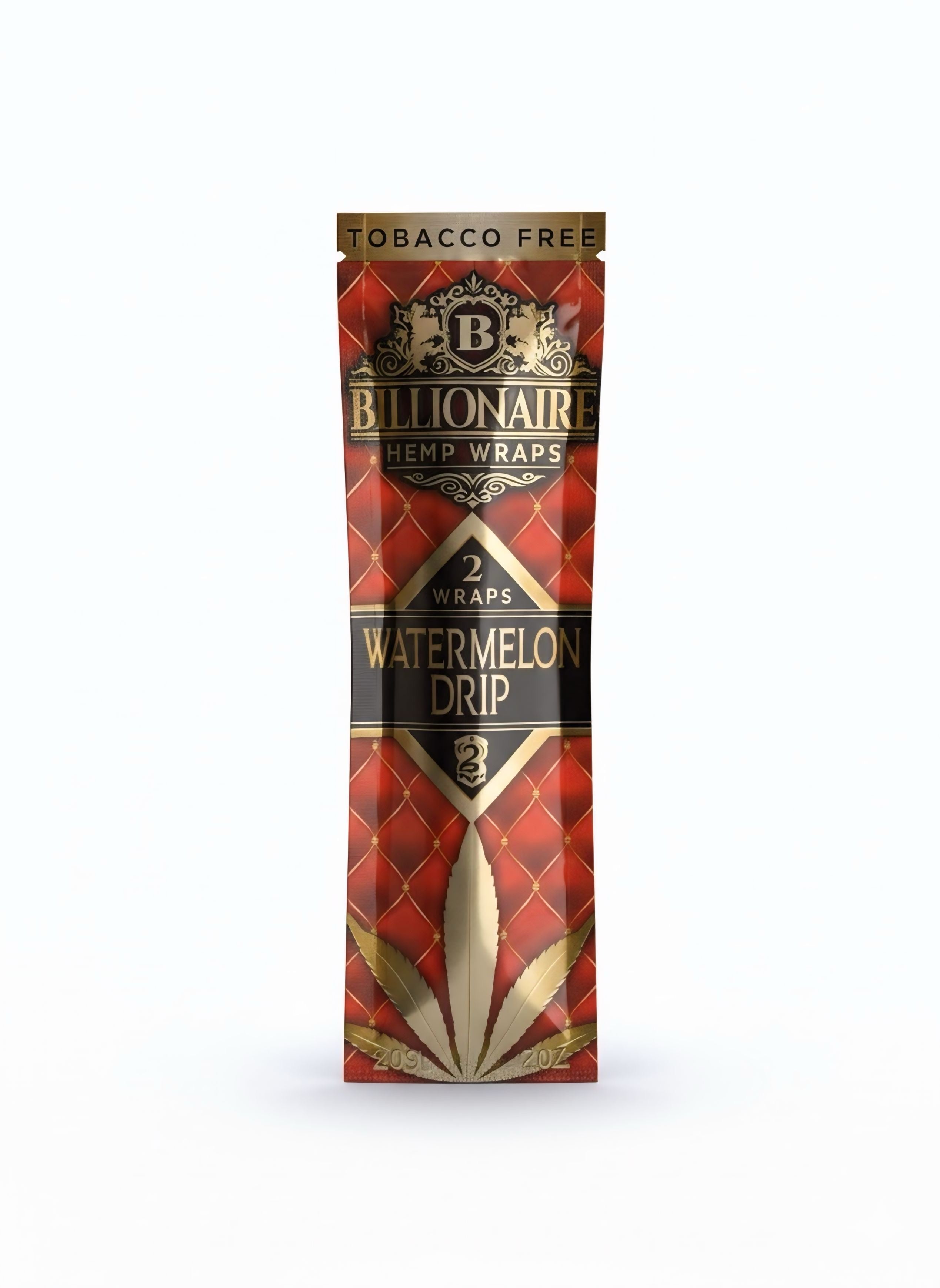 Billionaire Hemp Wrape Watermelon Drip 2PK