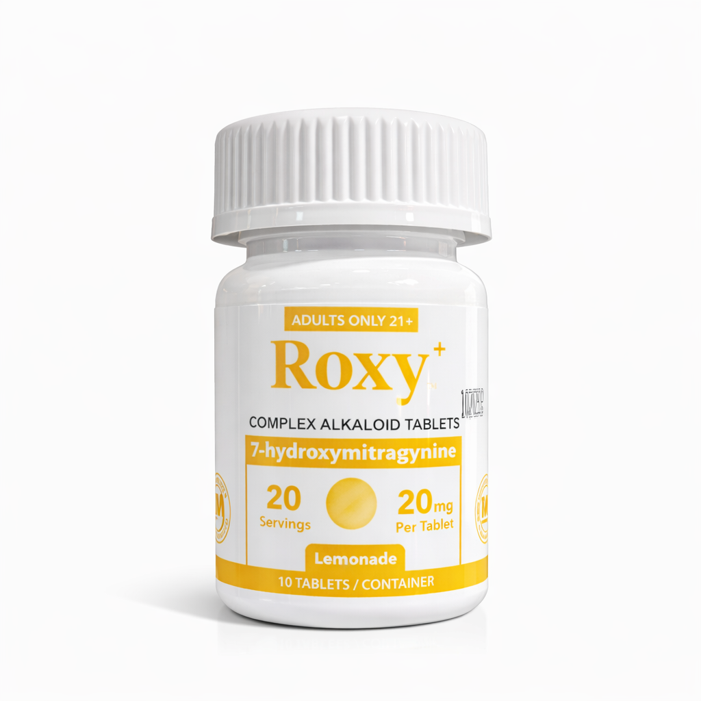 Roxy Complex Alkaloid 7-hydroxymitragynine 20mg Lemonade 10 Tablets