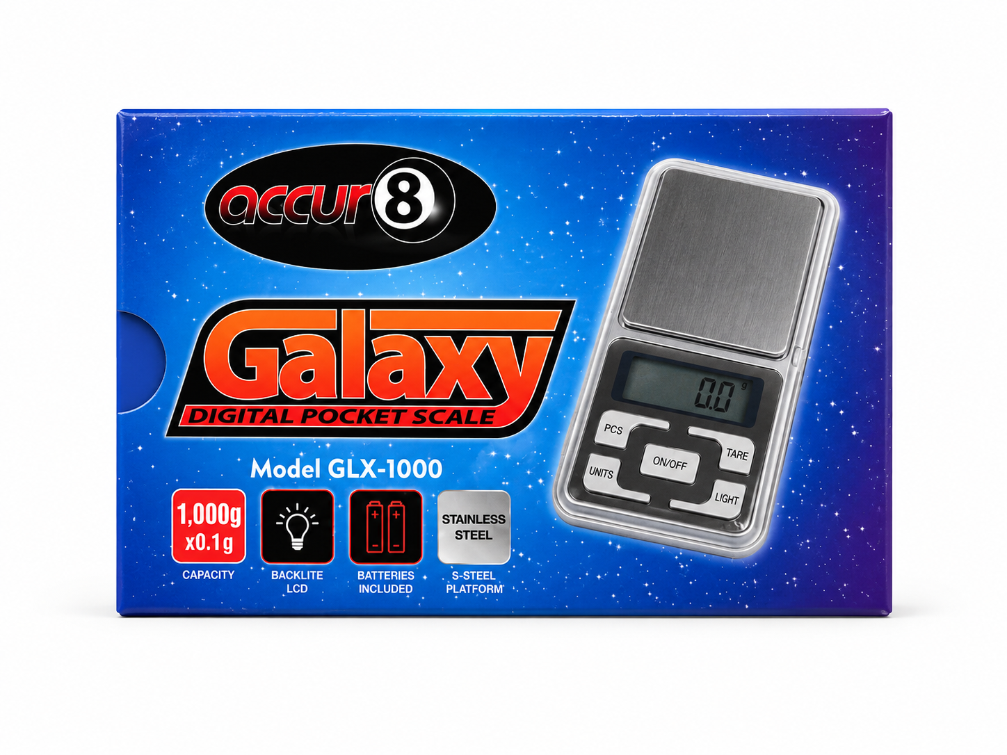 Accur8 Galaxy Digital Scale 100g/0.01g 4.5in