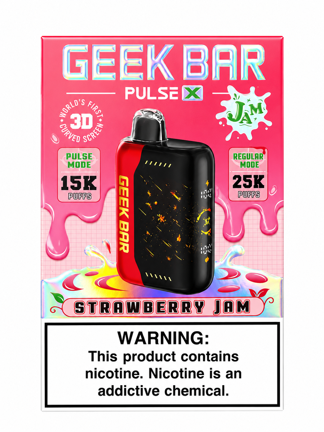 Geek Bar 25K Strawberry Jam