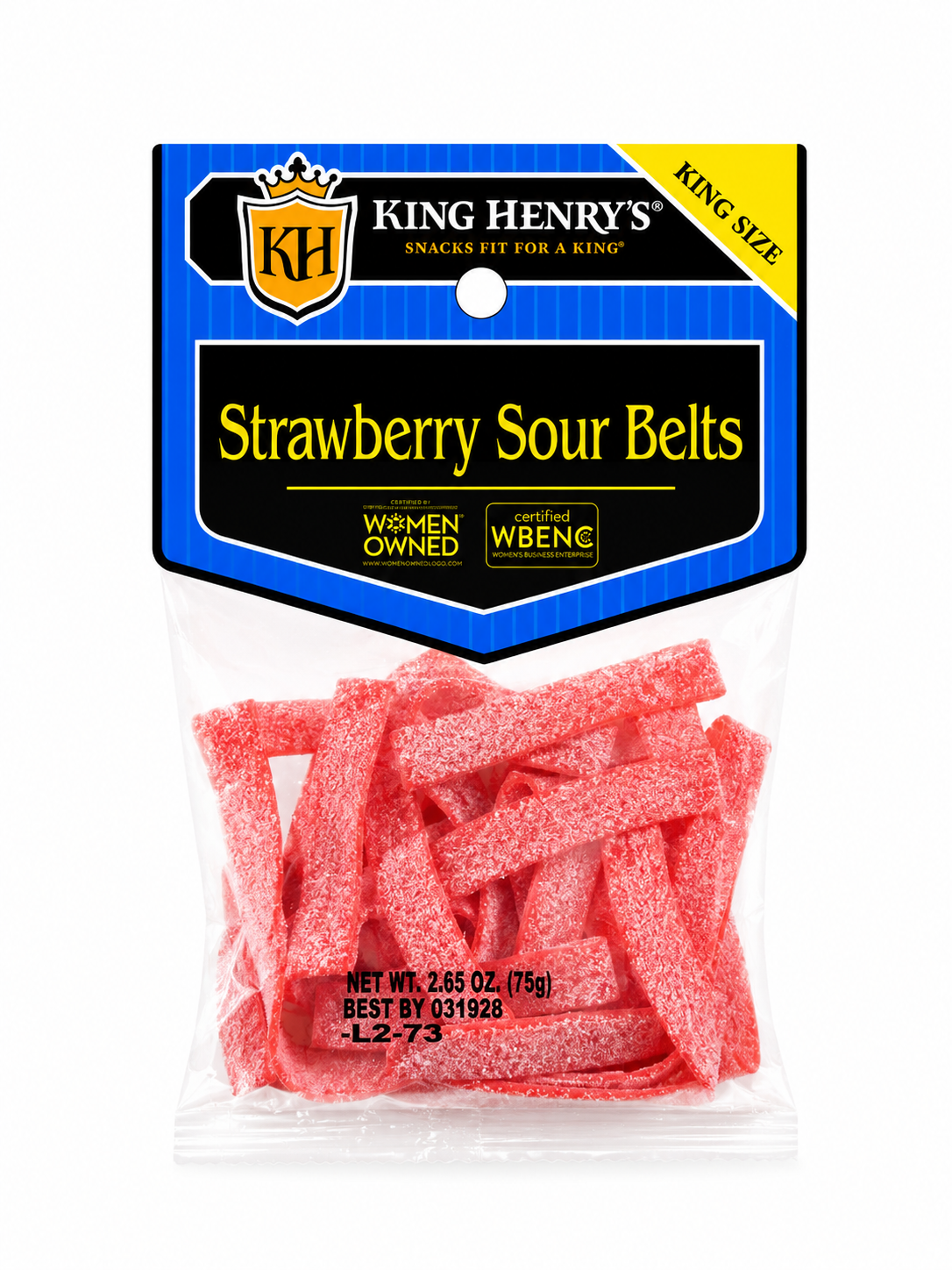 King Henry’s Strawberry Sour Belts