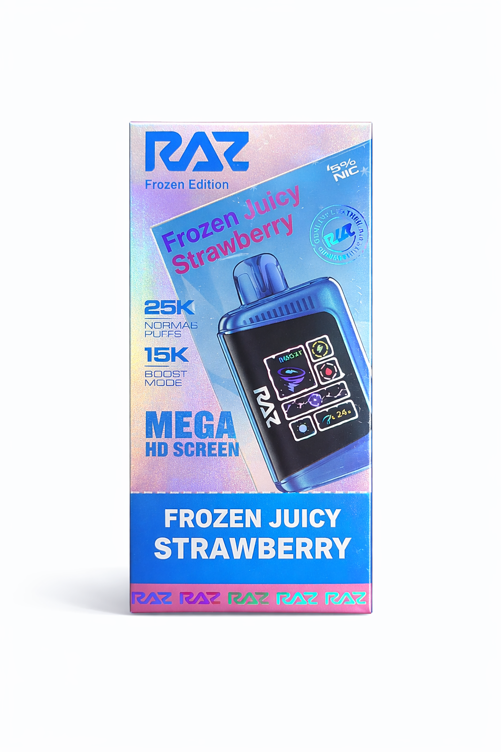 Raz 25K Frozen Juicy Strawberry
