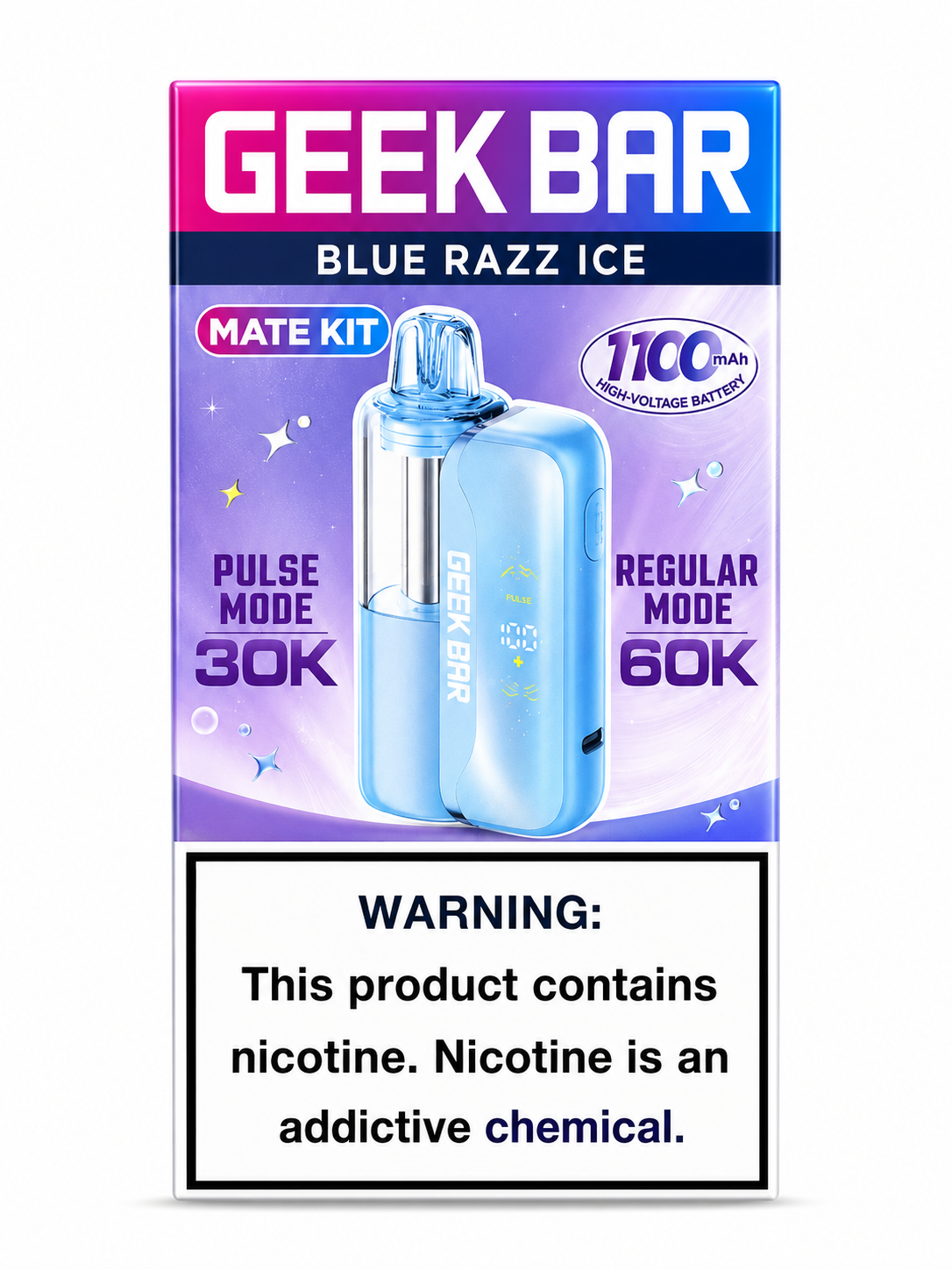 Geek Bar Switch Pod 60K Blue Razz Ice