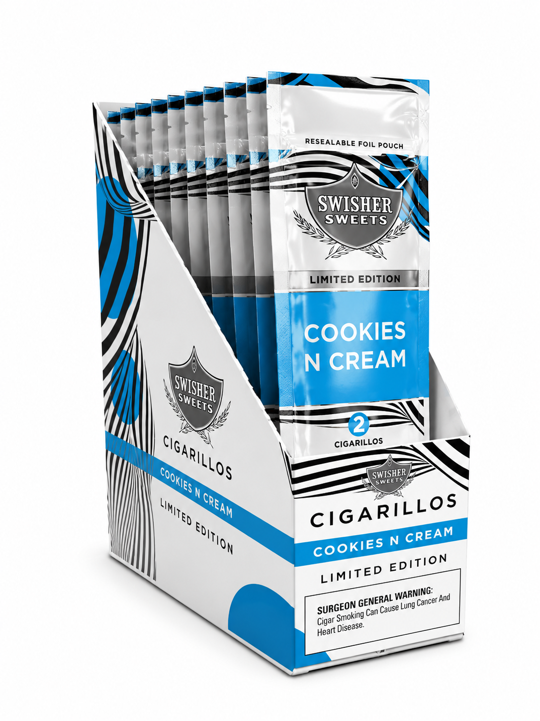 Swisher Sweet Cookies N Cream 2PK Box of 15 Pack