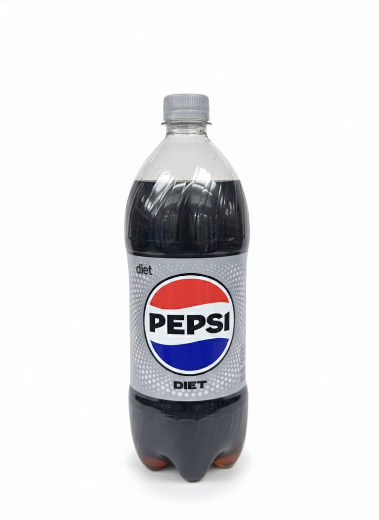 Diet Pepsi Cola Soda Pop, 1 Liter